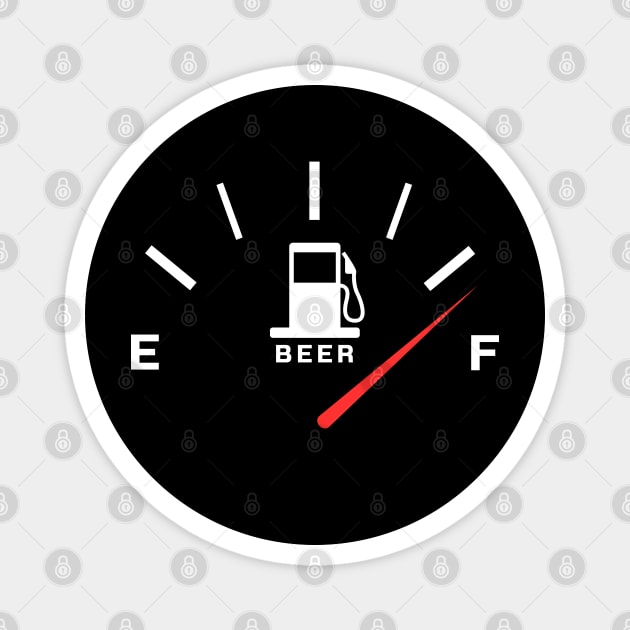Fueled by Beer Magnet by Stylecombinator